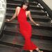 XY23005 European And American Style Long With Hollow Back, Sleeveless, Halter Neck, Slim Fit, Elegant Party Dress For_ecoleips.com
