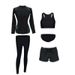 Men's & Women's Quick-Dry Wetsuit - UPF 50+ Sun Protection | Long Sleeve Rash Guard & Pants Set For Diving/Surfing (Black/Blue, S-XXL)_ecoleips.com