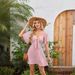 2026 European And American Foreign Trade Cross-Border Women's Fashion Hot Item V-Neck Bow Tie Short Sleeve Mini_ecoleips.com