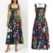 Women's Clothing Printed Dress Autumn New Square Collar Beaded High Waist Strappy Suspender Skirt For Women_ecoleips.com