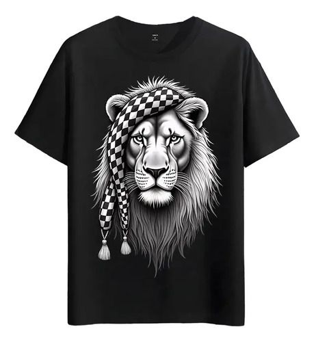 Women's T-Shirts Tshirt Muscle Freaks Lion Chess Graphic Style Drawing King_ecoleips.com