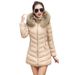 Winter Women’s Hooded Parka With Detachable Faux Fur Trim – Slim Fit Long Coat (M-3XL) – Elegant & Warm_ecoleips.com