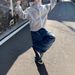 American-style High-end Gray Hooded Sweatshirt Women, 2025 New Model, Popular Hot Item This Year, Casual Thick Coat For_ecoleips.com