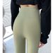 High Waist Yoga Pants For Women - Seamless Workout Leggings With Hip Lift & Quick Dry Fabric - Comfortable Fitness Running Sports Pants_ecoleips.com
