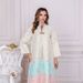 Dubai Muslim Clothing Turkish Abaya Fashion Embroidered Gradient Women's Robe Dress_ecoleips.com