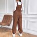K Maternity Pants With Adjustable Waist And Fashionable Loose Shoulder Straps_ecoleips.com