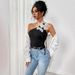 Women's Clothing Fashion Ladies Temperament Elegant Sexy One Shoulder Oblique Collar Three Dimensional Flower Sleeveless Vest Sweater_ecoleips.com