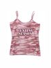 Summer Trendy Women's Sleeveless Vest European American Street Style Cross Border New Arrivals Slim Fit Pullover Short with Letter Print_ecoleips.com