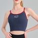 Women's Clothing Retro Sports Vest With Chest Pads, Thin Shoulder Straps, Beautiful Back Sling Bra, Fitness Training Outer Wear Underwear_ecoleips.com