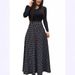 Aria Basics Aria Basics Spring 2025 Chinese-style Retro European And American Women's Large-sleeve Dress_ecoleips.com