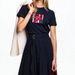 CHCH Women's T-shirt Summer New High Quality Round Neck Embroidered Texture Top_ecoleips.com