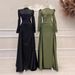 Verve Hui Muslim Islamic Stand Collar Full Coverage Long Sleeve Detachable Two-Piece Evening Dress Elegant And Graceful Outfit_ecoleips.com
