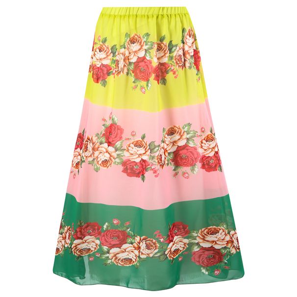 Women's Clothing Sexy One Piece Swimsuit Female Printed Two Piece Chiffon Skirt Swimsuit Suit_ecoleips.com
