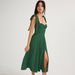 Strappy French Resort Backless, Sexy, European And American Style, Bow Tie, House Dress, Wow, Custom-made_ecoleips.com