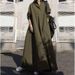 Women's Clothing Autumn Loose Long Sleeves Large Swing Solid Color Cotton And Linen Retro Wide Dress_ecoleips.com