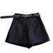 A-shaped Wide-leg Culottes Women's 2026 Spring And Summer New High-waisted Loose Straight Fashion Versatile And Thin Casual Shorts_ecoleips.com