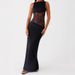 Women's Sexy Lace Hollow Out Backless Low Waist Bodycon Midi Dress – Elegant Evening Party Gown_ecoleips.com
