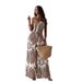 Women's Autumn Off-Shoulder Strapless Jumpsuit Waist Cinching Design Rompers & Jumpsuits_ecoleips.com