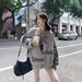 New Autumn And Winter Trendy Brand Letter Print Fashion Versatile Fleece-lined Long-sleeve Warm High-end Design Loose_ecoleips.com
