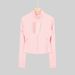 LU Women's Short Sports Stand Collar Jacket Slim Fit Running Fitness Pilates Yoga Clothing_ecoleips.com