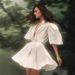 Women's Clothing Summer Style Short Dress Stand Collar Sweet Tie Waist Pleated A-Line Women's Fashion Dress For Formal & Casual_ecoleips.com