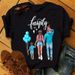 European And American Cross-border Foreign Trade Clothing Family Set Round-neck Printed Women's Short-sleeve T-shirt Top_ecoleips.com