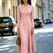 Elegant Double Breasted Slim Fit Long Skirt For Women New Arrival Fashionable Suit Style_ecoleips.com