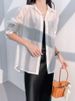 Guofeng Top Back Tencel Sunscreen Shirt Women's Summer Loose Lapel Design Women's High-end Shirt_ecoleips.com