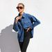 Women's Clothing Denim Shirt For Women New Fashion Casual Versatile Double Pocket Loose Shirt_ecoleips.com