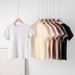 Straight Shoulder Short Sleeved T Shirt For Women French Round Neck 2025 Summer Short Elastic Slim Fit Hot Girl Style Slim Short Top For Women_ecoleips.com
