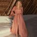 Women's Clothing Button Trumpet Sleeve Cardigan Long Sun Protection Clothing Beach Jacket Bikini Outer Swimsuit _ecoleips.com