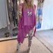 Audday 2025 Solid Color Top Casual Fashion Vest Long Hem 2-Piece Set Women's Clothing_ecoleips.com