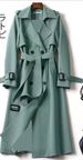 Women's Clothing Spring And Autumn New Version Small Popular British Style Knee Length Coat Jacket_ecoleips.com