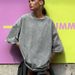 Women's Clothing Minimalist Style Loose Washed Old Pure Cotton T Shirt Women's Summer Colorful Loose 260g Cotton Short Sleeved Tops Women_ecoleips.com