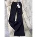 High-waisted, Elastic, Slightly Flared Jeans For Women, Plus-size Retro, Slimming, Figure-hugging, And Niche Horseshoe Pants_ecoleips.com