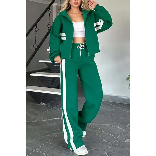 Women's Clothing New Casual Fashion Color Matching Sports Suits For Women_ecoleips.com