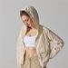 Women's Windproof Waterproof Running Jacket UV Protection Fitness Sports Top With Hood Drawstring Lightweight Quick Drying_ecoleips.com