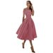 Dress New Summer Off Shoulder Bridesmaid Dress Short Satin Party Evening Dress Female_ecoleips.com
