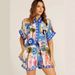 Women's Clothing Casual Fashion Linen Temperament Shirt Shorts Suit_ecoleips.com