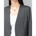 Xinge Casual Blazer For Women 2025 Spring New Simple V-neck Wool TR High-end Commuter Elegant Suit_ecoleips.com