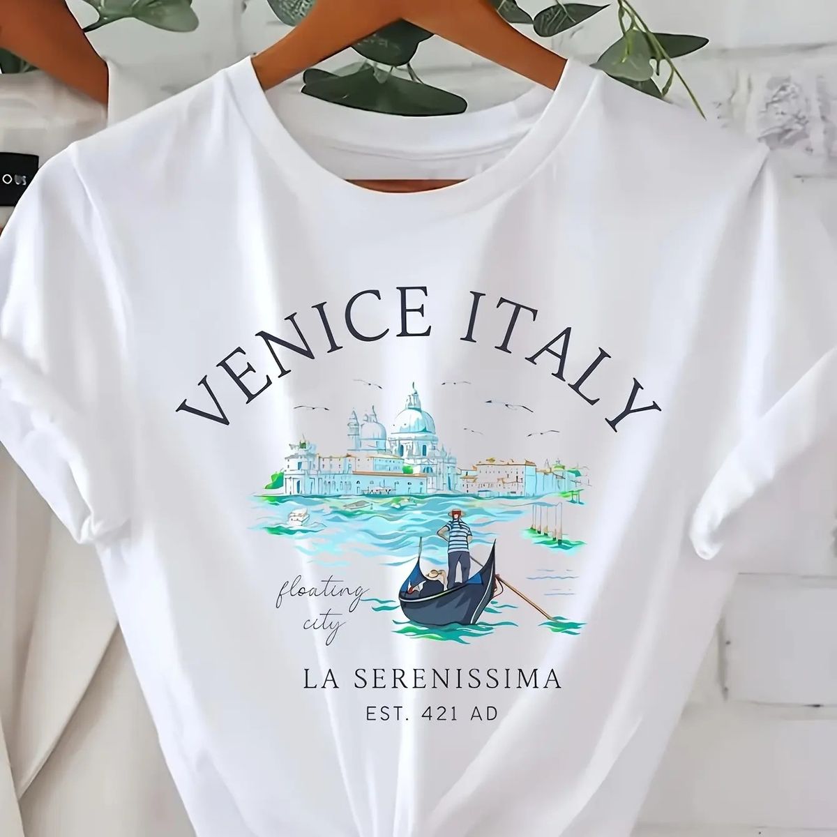 European And American Cross-border Foreign Trade Clothing - Round-neck Printed Women's Short-sleeve T-shirt Top_ecoleips.com