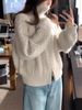 European Style High Collar Thick Knit Cardigan For Women 2026 Heavy Craft Twist Zipper Autumn Winter Thickened Knitted_ecoleips.com