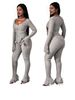 Women's Sexy Knit Crochet Fringe Set – Stylish Long-Sleeve Top & Pants (Breathable Polyester, S-XXL) For Night Out & Casual Chic_ecoleips.com