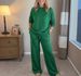 Sparkling Hoodie And Pants Set Women's Independent Website Cross Border European And American Style Loose Fit Two Piece Outfit For Holiday Christmas_ecoleips.com