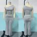 Women's Off Shoulder Short Sleeve T-Shirt And High Waist Yoga Set Casual Comfort Stretchy Lounge Wear_ecoleips.com