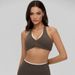 Women Back Cross Sports Bra High Waist Short Leggings Gym Fitness Matching Set_ecoleips.com