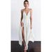 European And American Nightclub Sexy V-neck Backless Sleeveless Strap Asymmetrical Dress In Stock_ecoleips.com