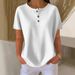 Fashionable Round Neck Waffle 2026 Summer Solid Color Loose Casual Hoodie_ecoleips.com