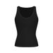 Women's Ribbed Knit Sleeveless Tank Top Slim Fit Stretch Cropped Cami Sexy Basic Versatile Layering Soft Ribbed Knit Fabric_ecoleips.com
