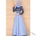 Aria Basics Aria Basics Yiduoduo European And American Patchwork Ethnic Long Skirt, Lace Dress 1025 Vintage Style_ecoleips.com